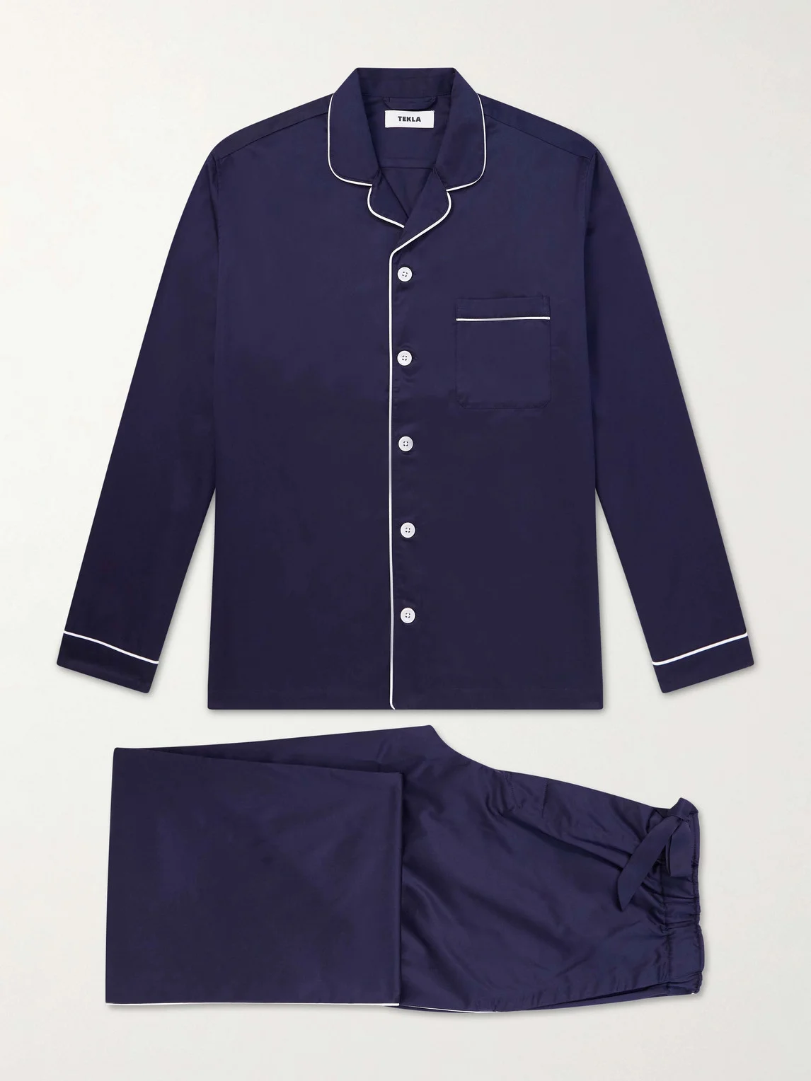 Chelsea Cotton-Satin Pyjama Set - 1