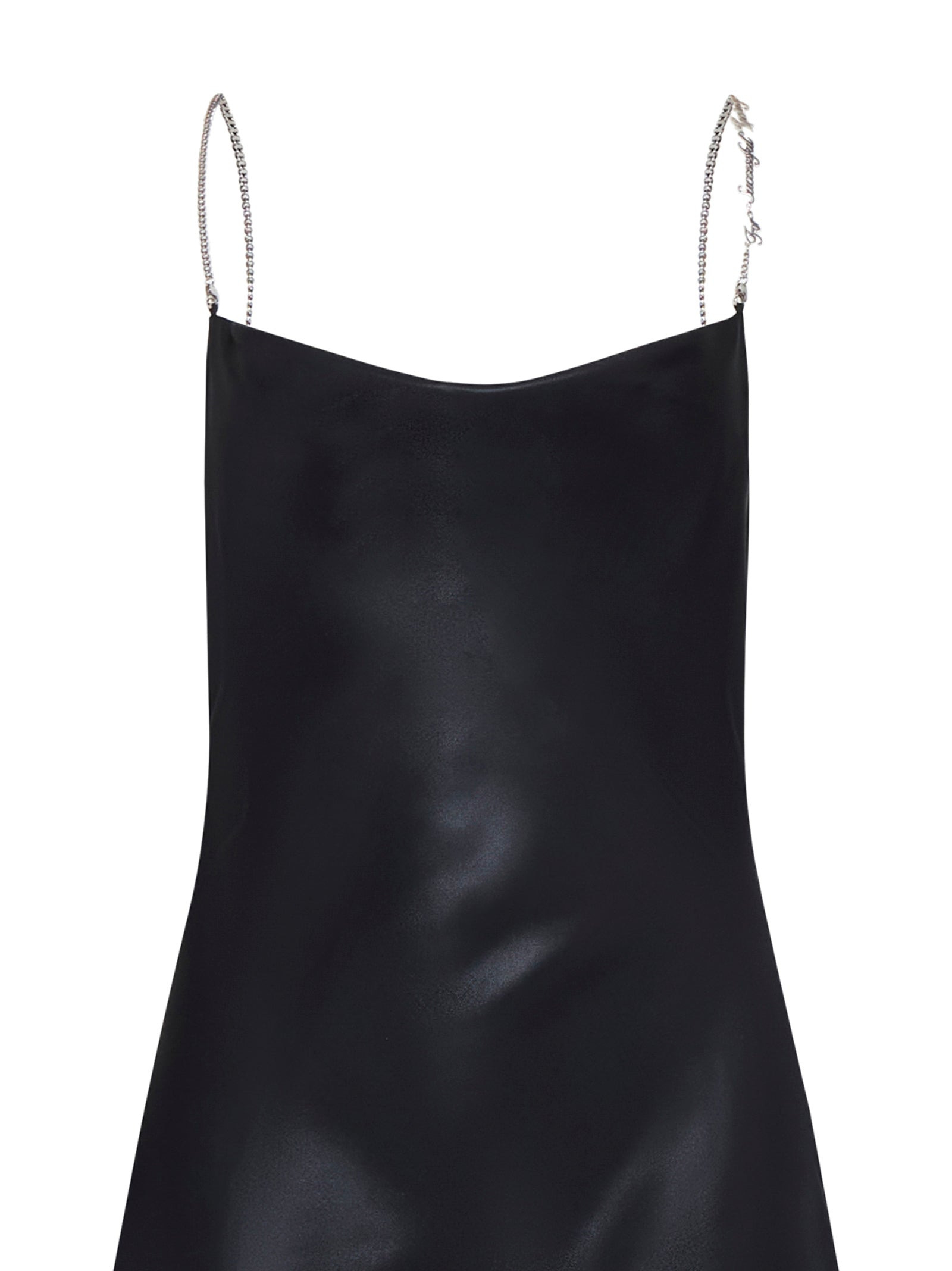 Diesel Women Short Metallic Dress With Shawl Neckline - 3