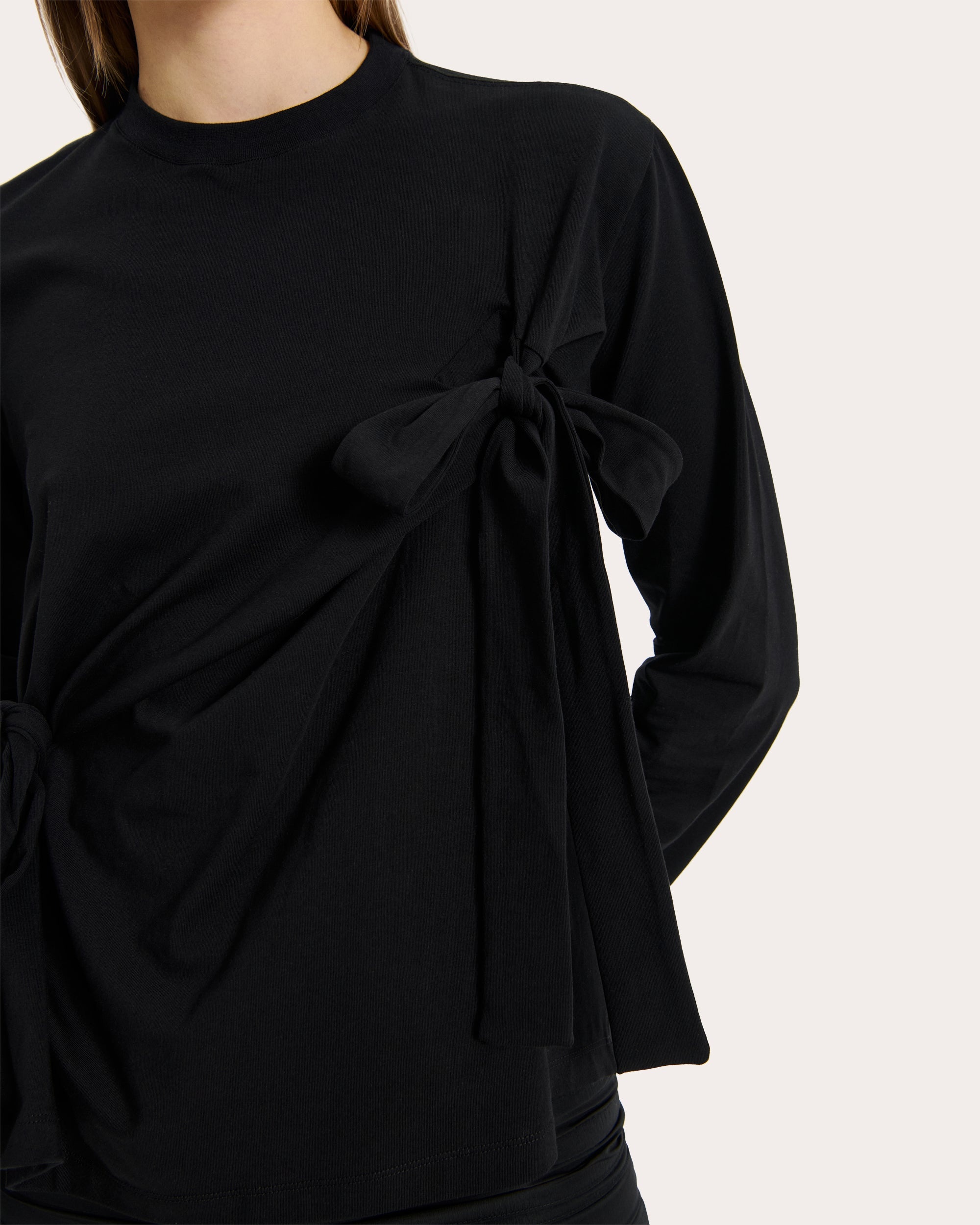 October Knotted Cotton-Jersey Top - 4