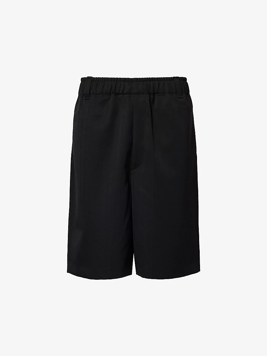 Le Bermuda Juego elasticated-waistband stretch-cotton shorts - 1