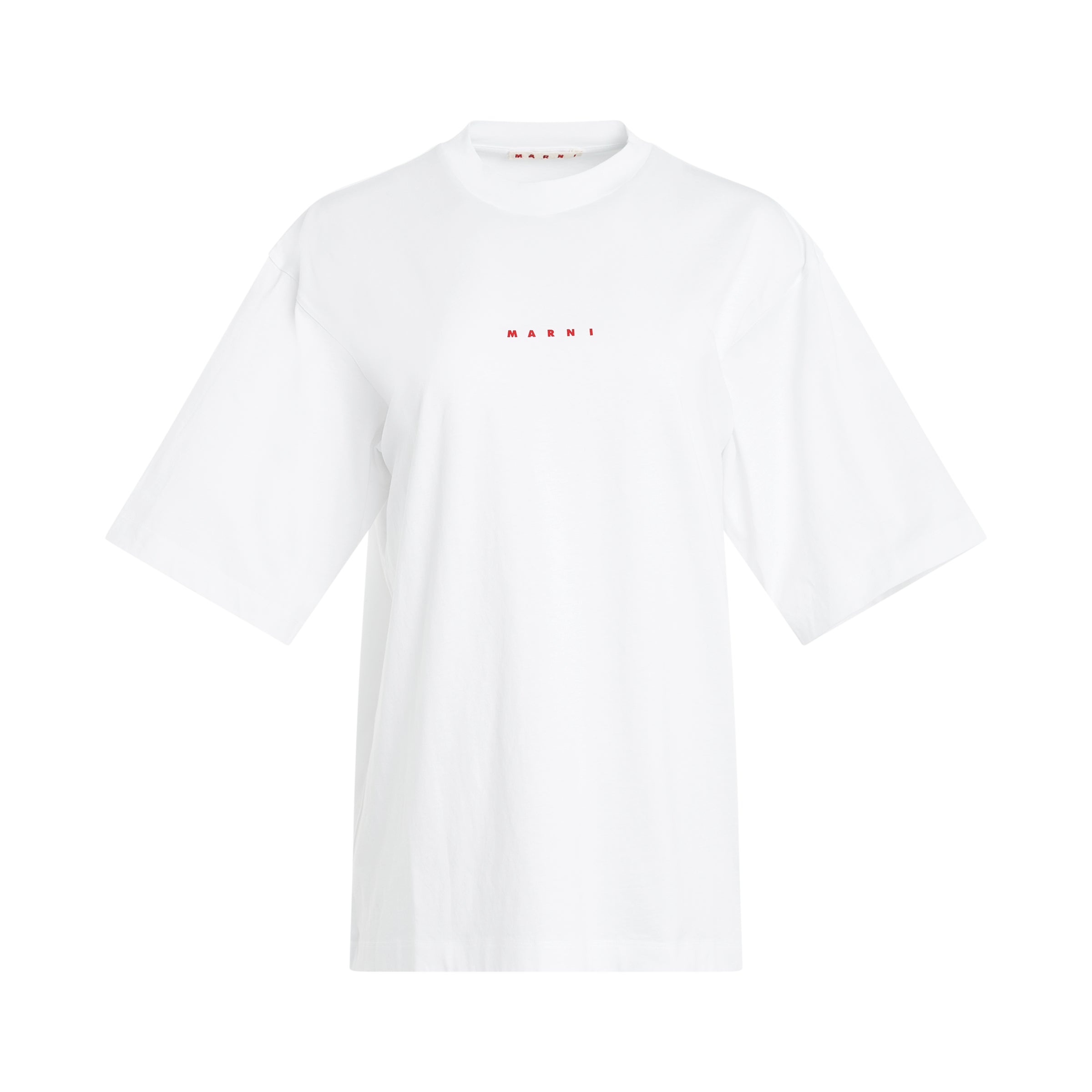 Small Logo Relax T-Shirt in White - 1