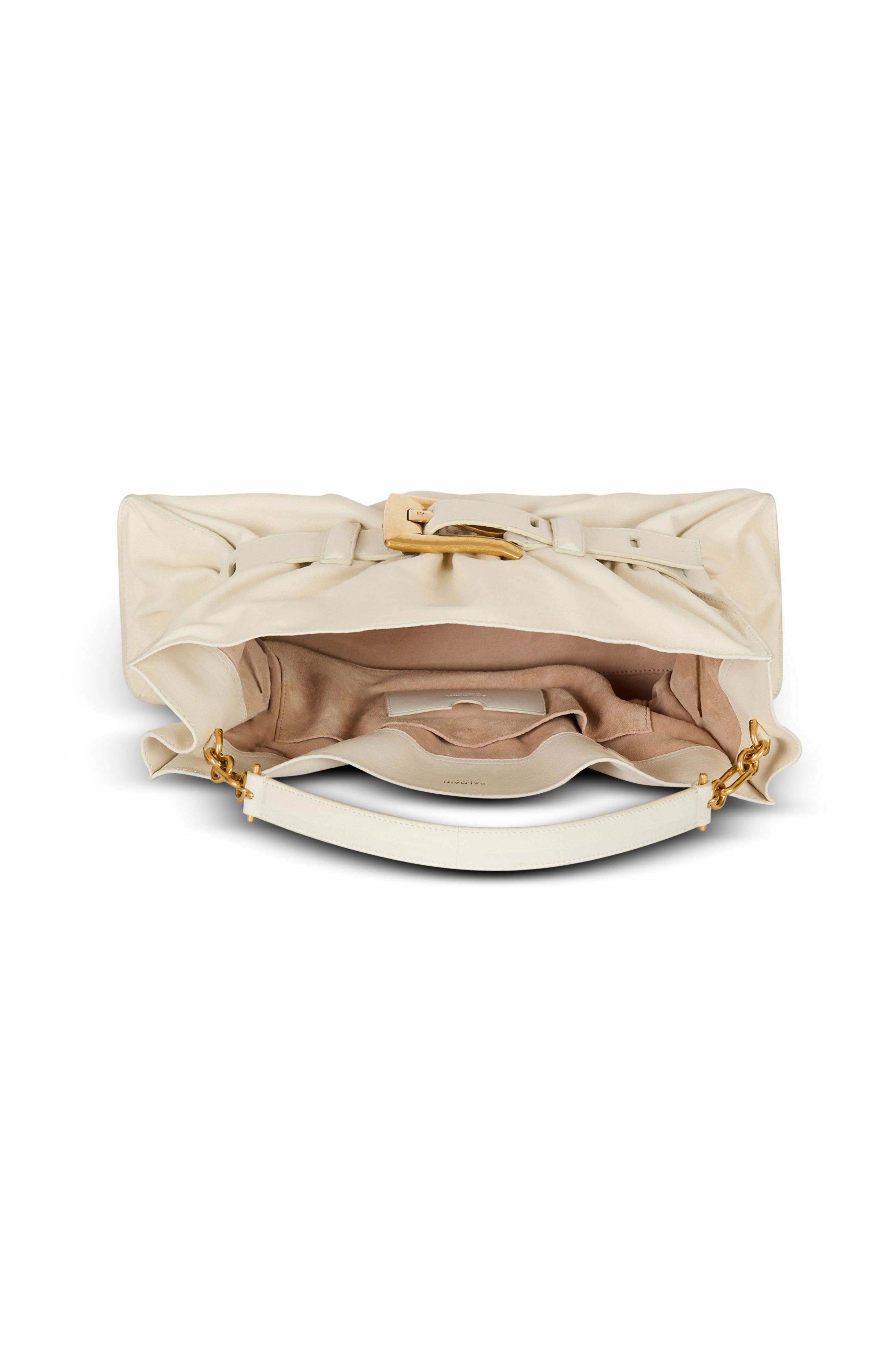 Balmain Medium Anthem Shoulder bag in leather in White at Nordstrom - 3