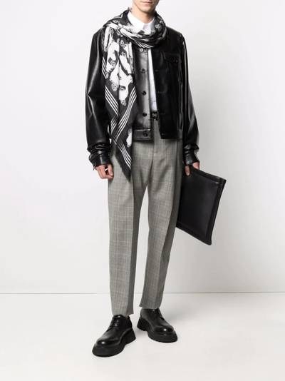 Alexander McQueen Prince of Wales check trousers outlook