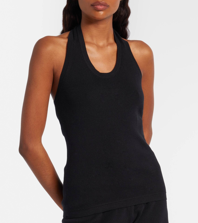 Jerry halterneck cotton and cashmere top 3