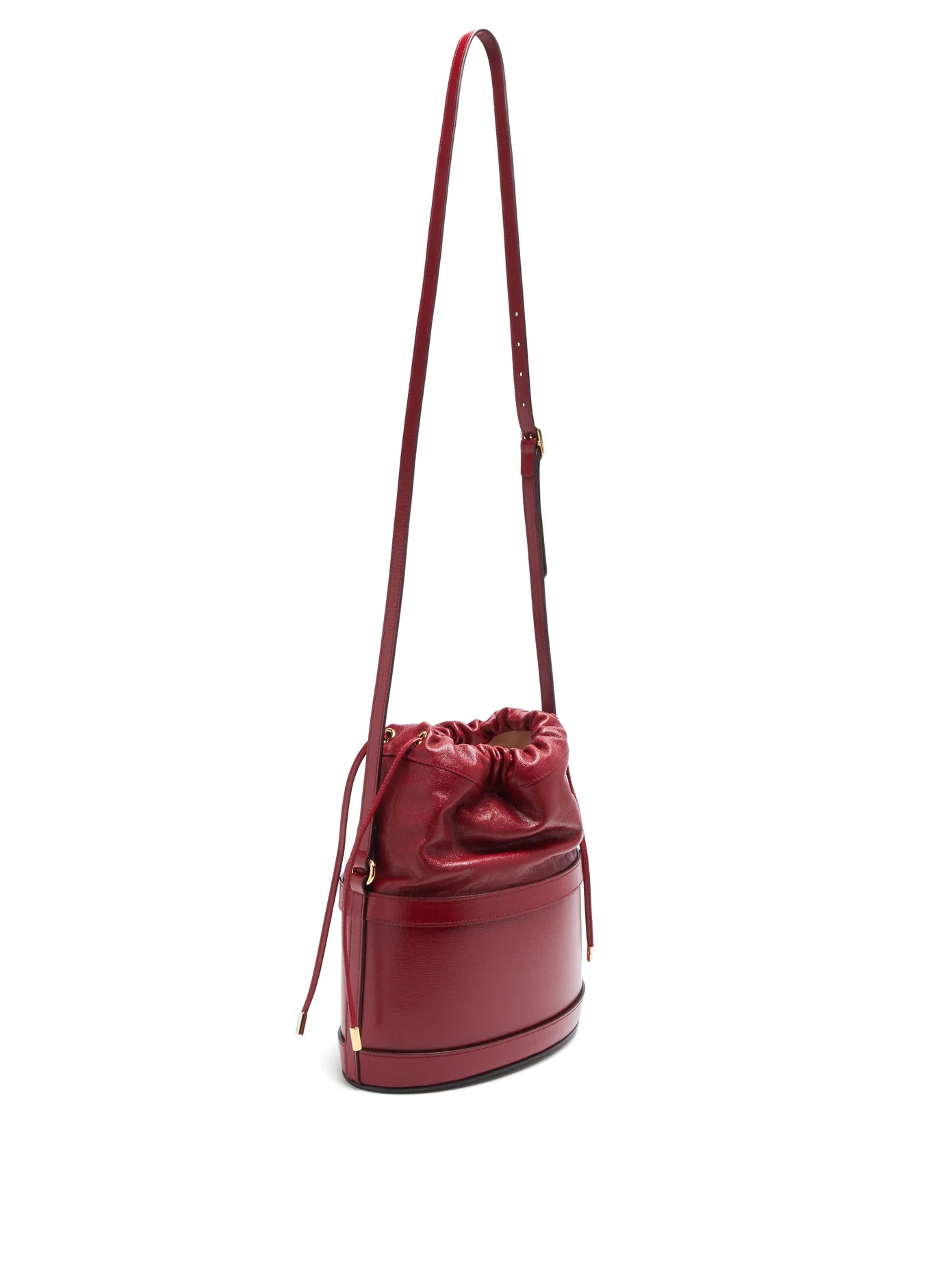 1955 Horsebit grained-leather bucket bag - 4