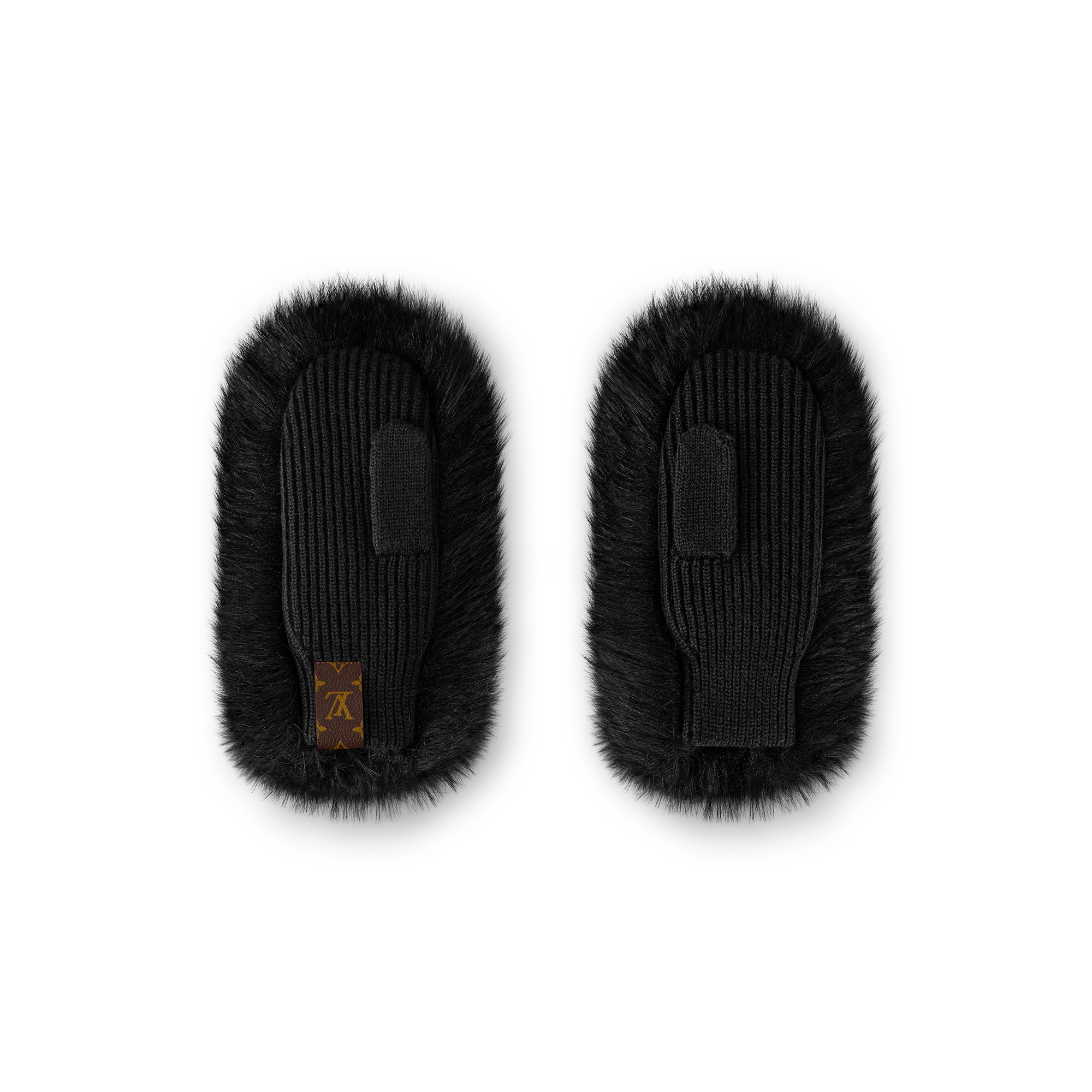 Fake Fur Mittens - 2