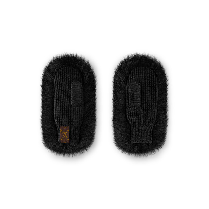 Louis Vuitton Fake Fur Mittens outlook