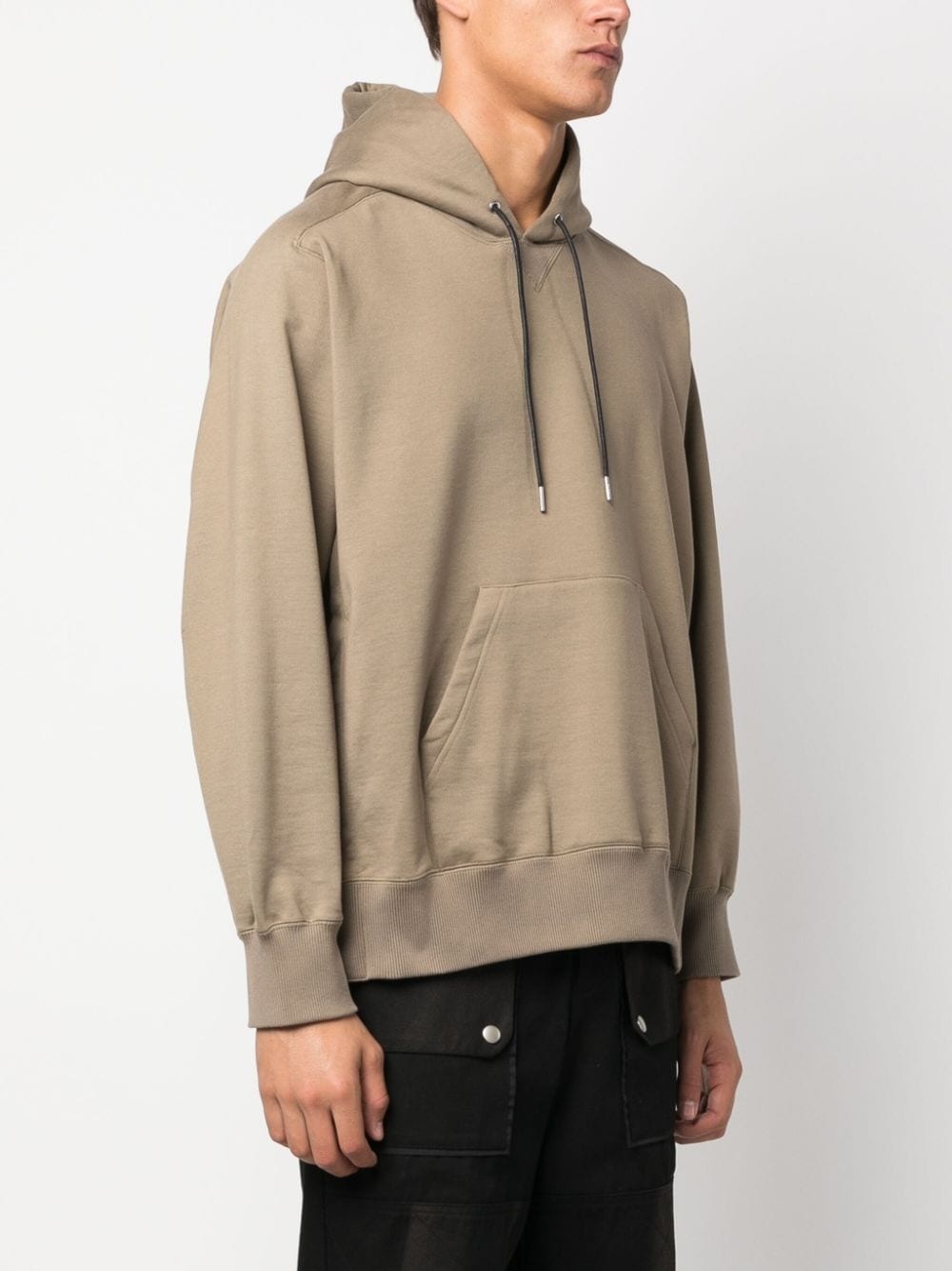 cotton drawstring hoodie - 3