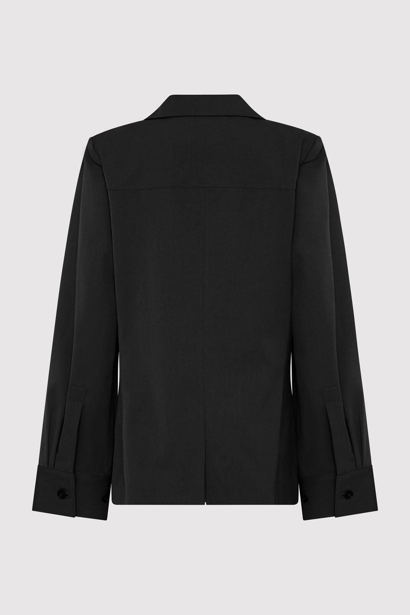 ST. AGNI Shirt Jacket - Black outlook
