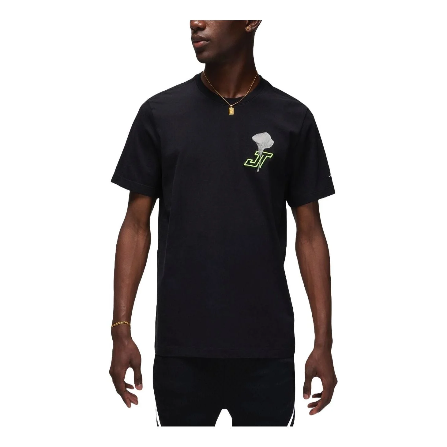 Air Jordan Tatum Graphic T-shirt Asia Sizing 'Black' HF1180-010 - 1