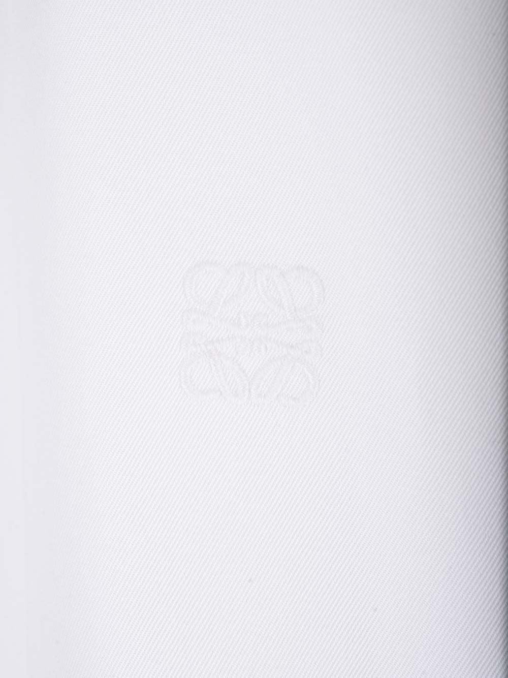 White Cotton Twill Shirt Shirts White - 5