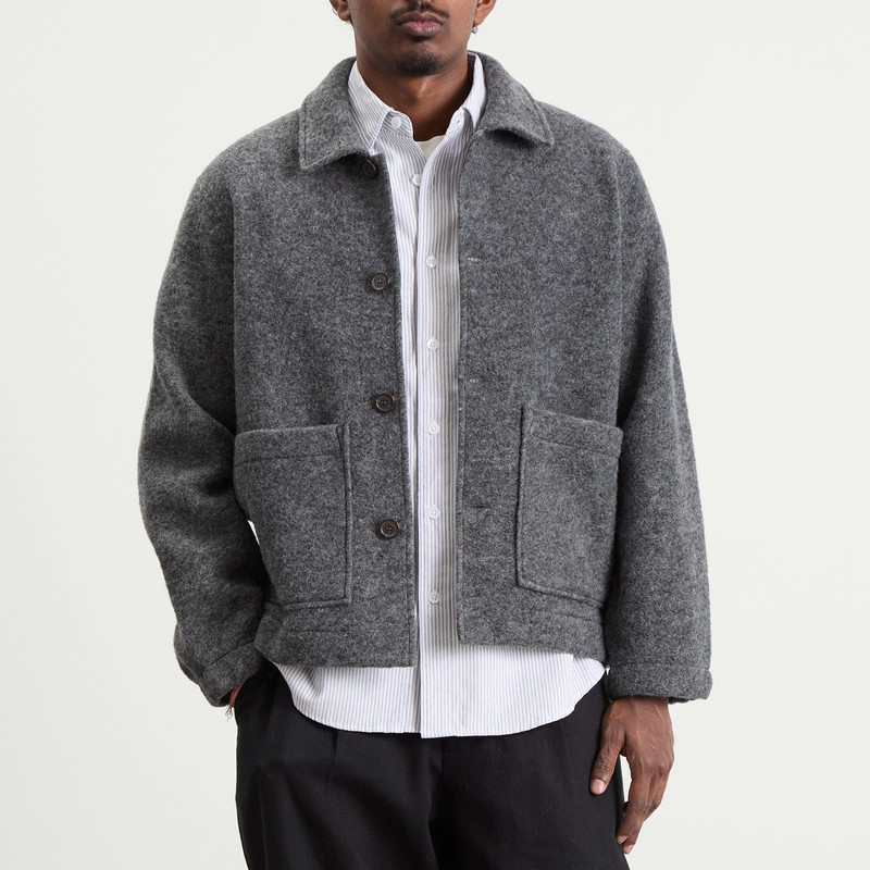 Universal Works Wool Fleece Rams Jacket 2