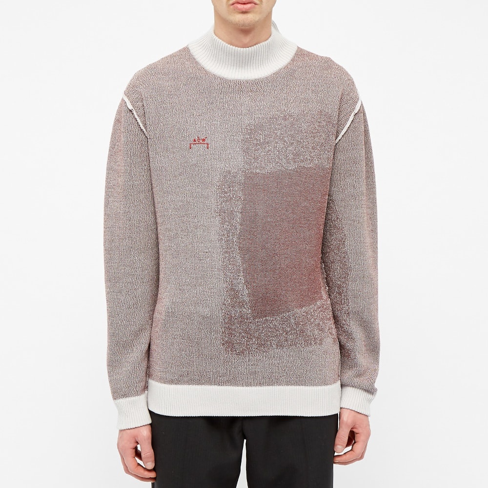 A-COLD-WALL* Jacquard Mock Neck Knit - 4