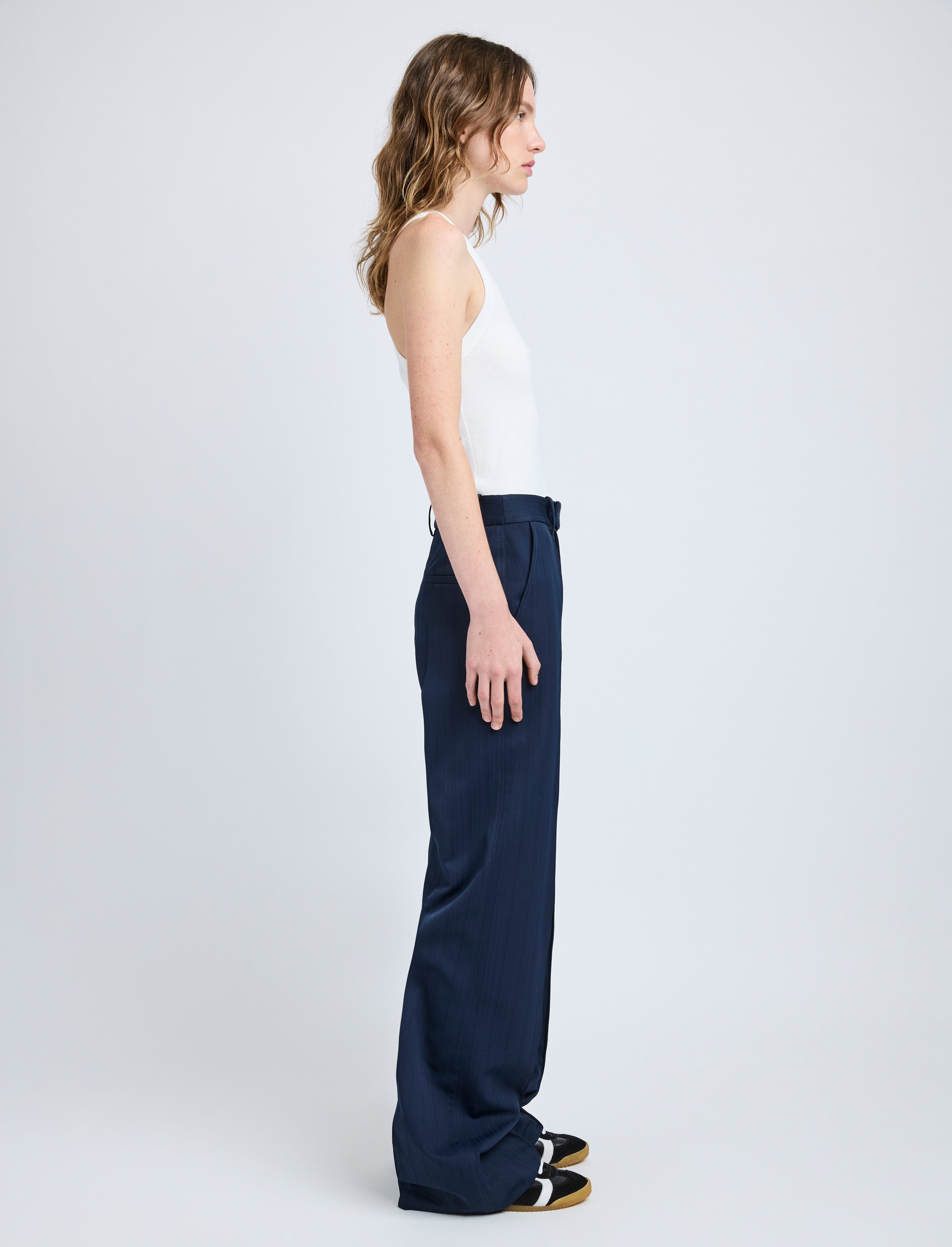 Weyes Pant in Technical Nylon Jacquard - 3
