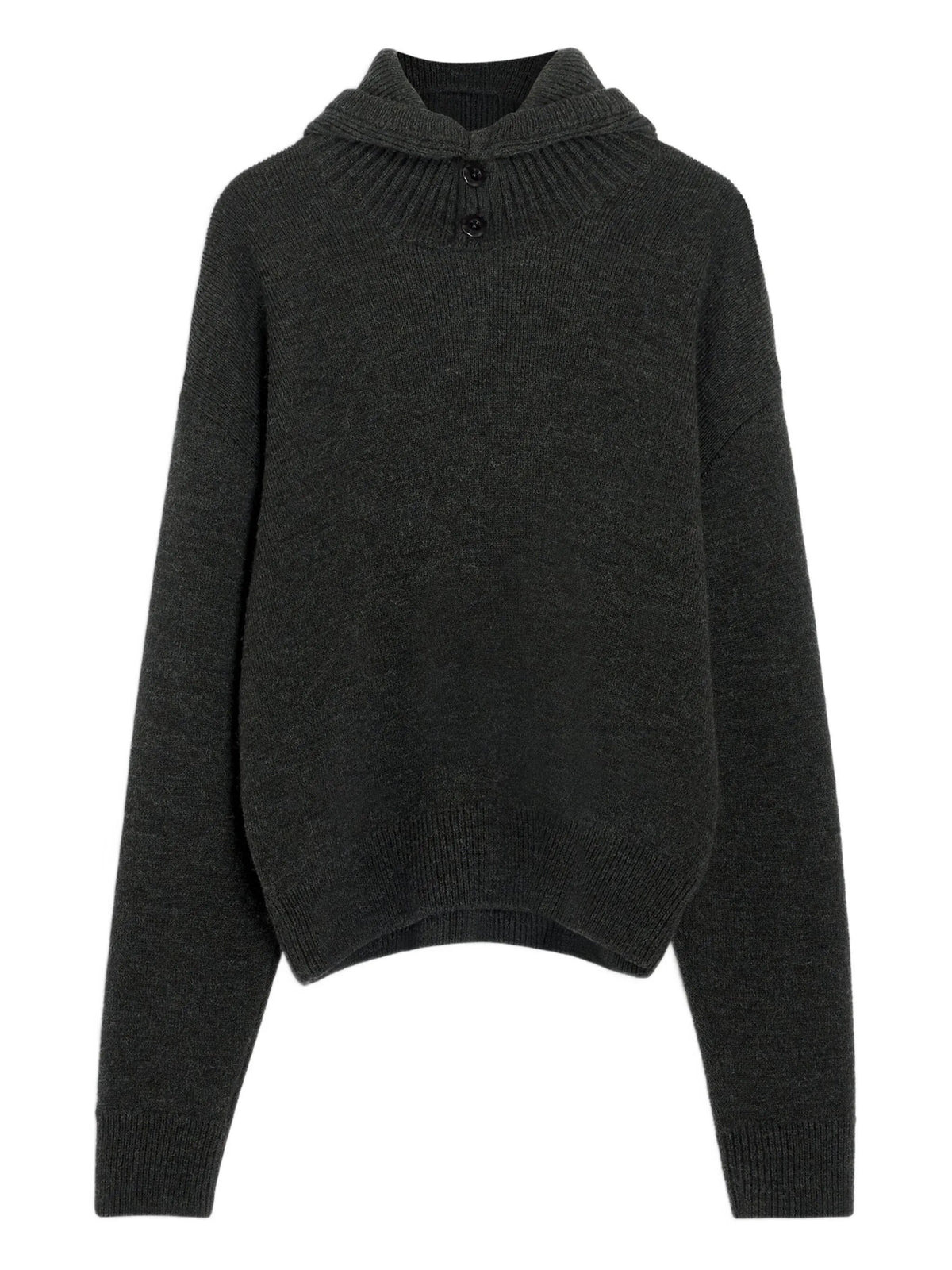 HOODED SWEATER (DARK ESPRESSO) - 1