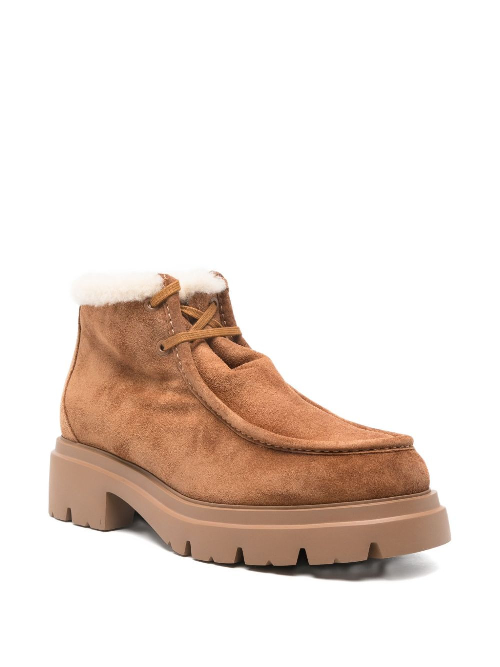 Hudson shearling chukka boots - 2