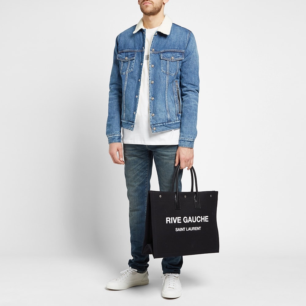 Balmain Shearling Denim Jacket - 7