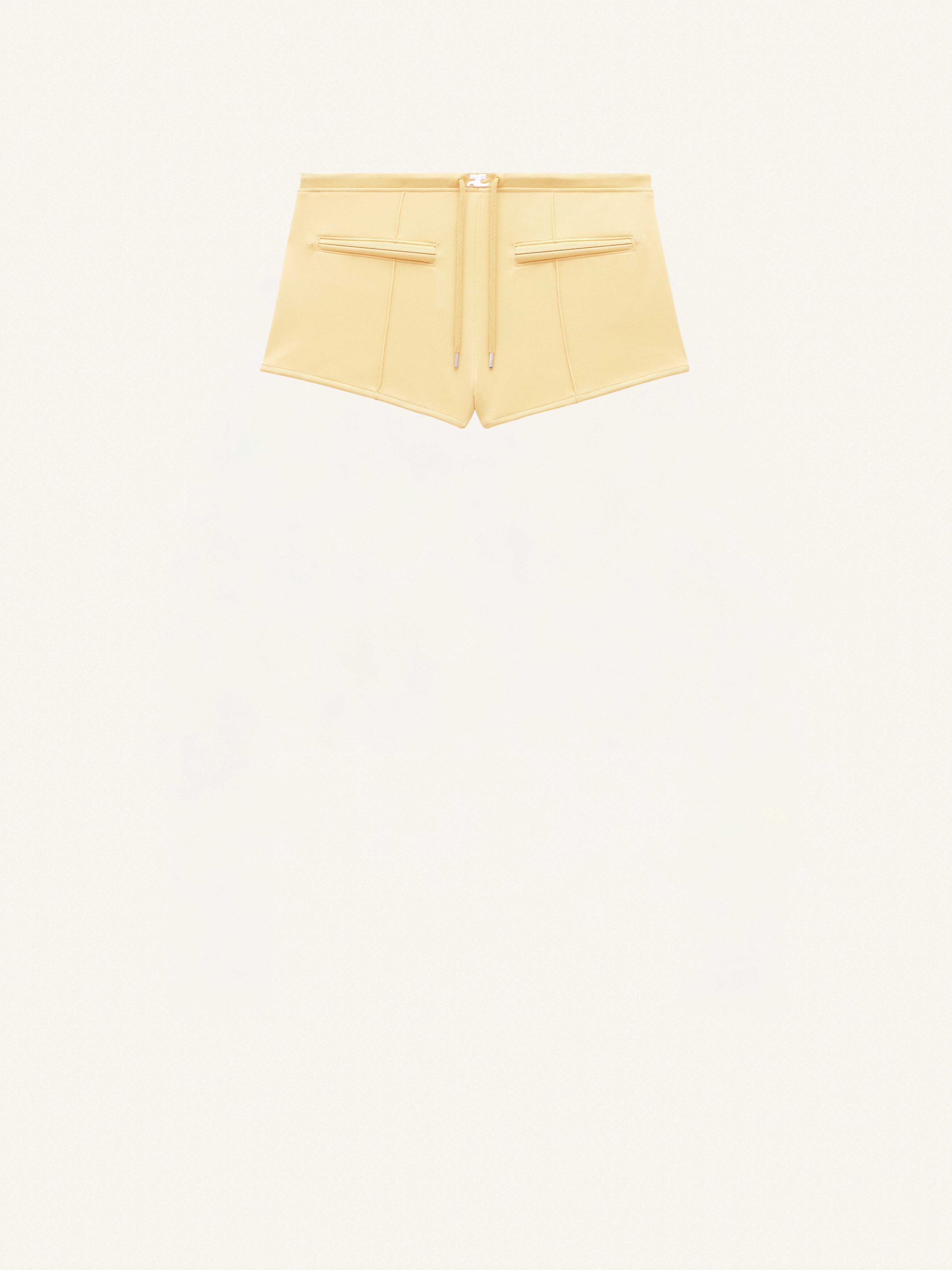 INTERLOCK TRACKSUIT MINI SHORTS - 2