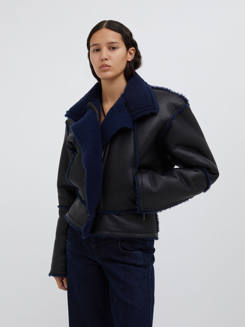 Aviator Shearling Jacket 6