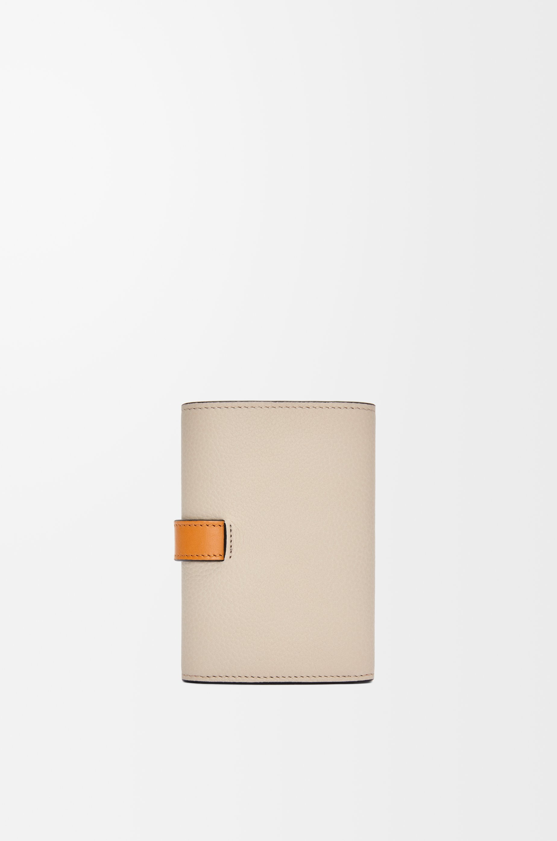 Small vertical wallet in soft grained calfskin - 4