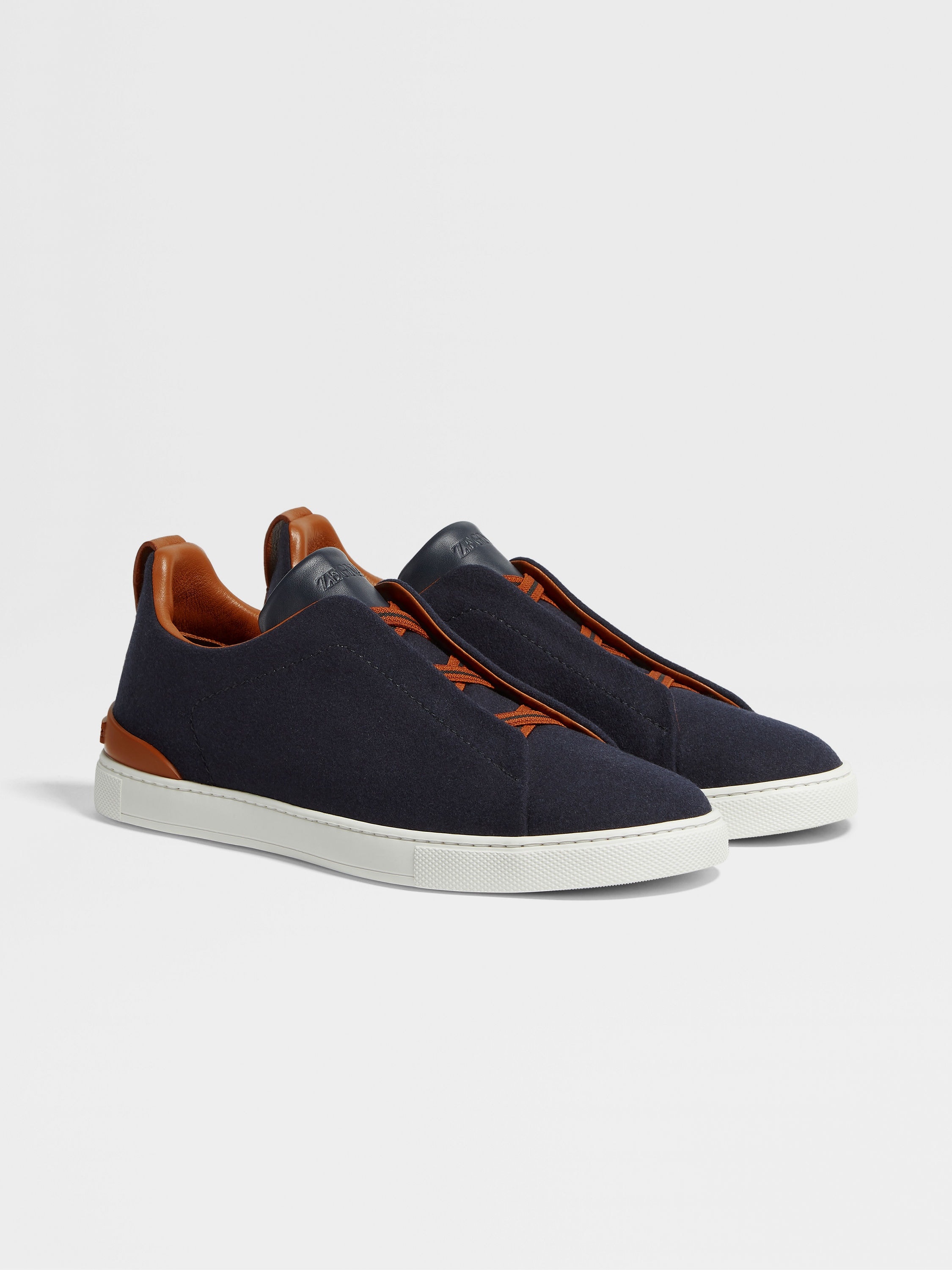 NAVY BLUE #USETHEEXISTING™ WOOL TRIPLE STITCH™ SNEAKERS - 1