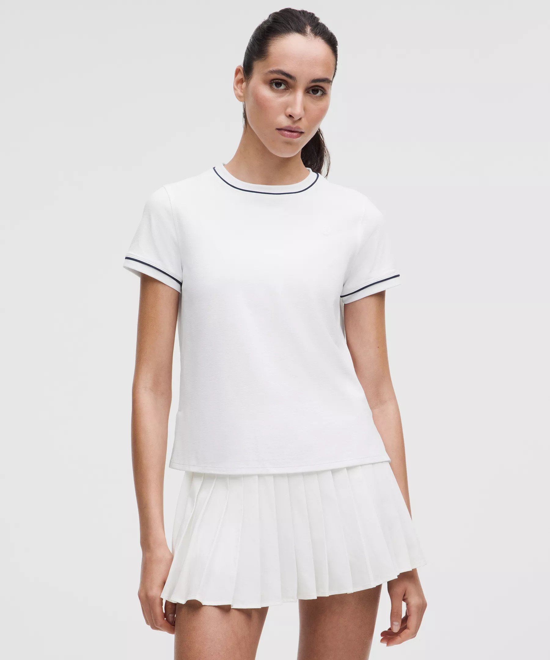 Crewneck Tennis Short-Sleeve Shirt - 2