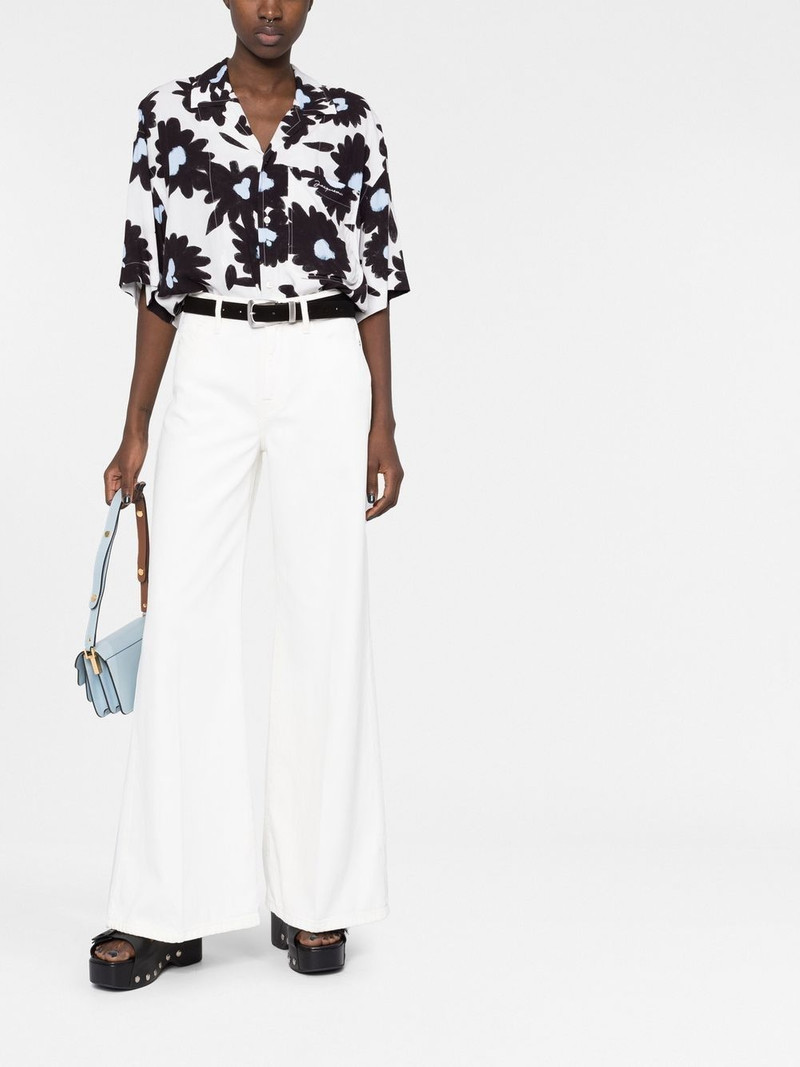 FRAME flared tailored trousers outlook