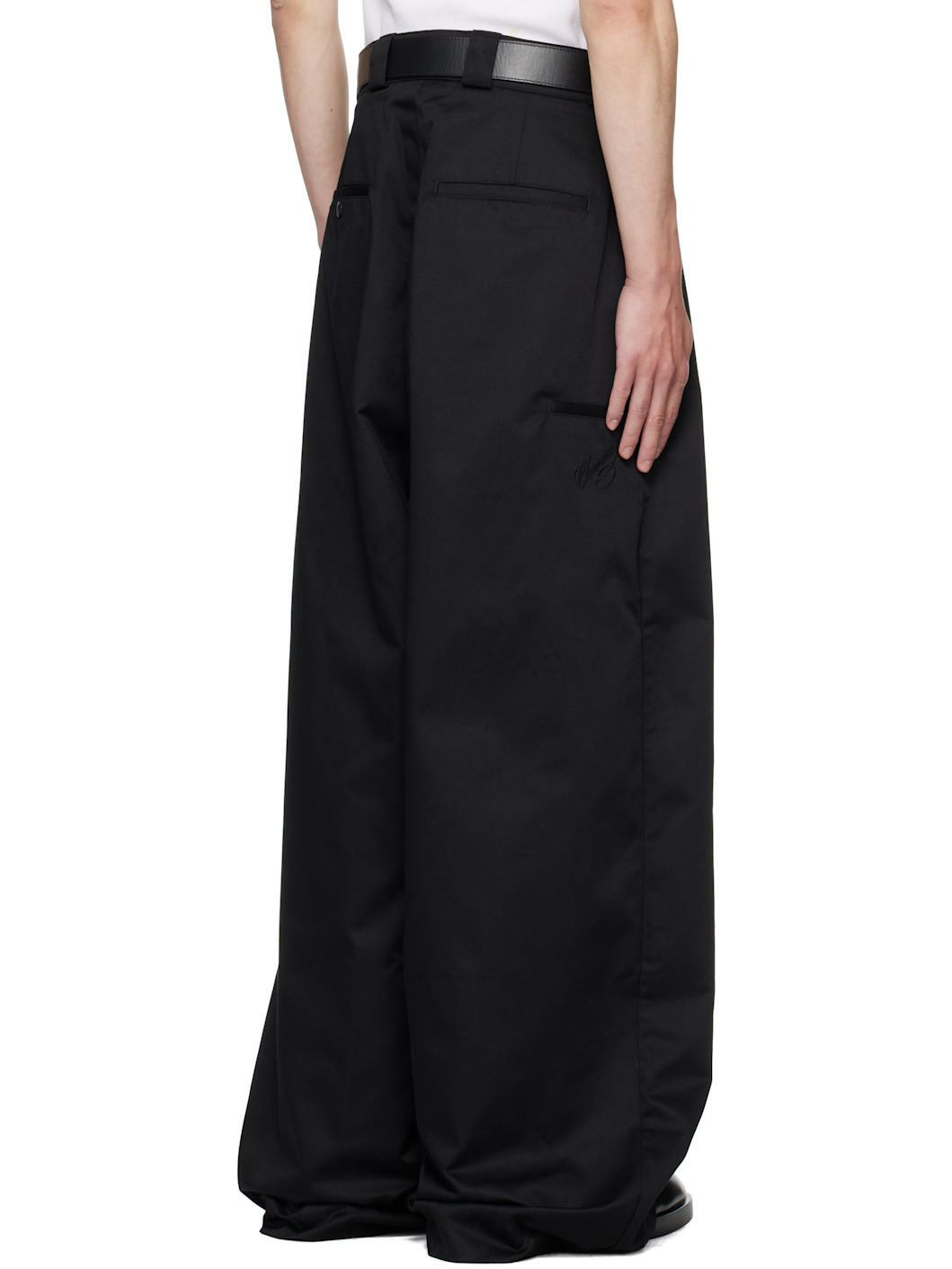 Black Chino Trousers - 3
