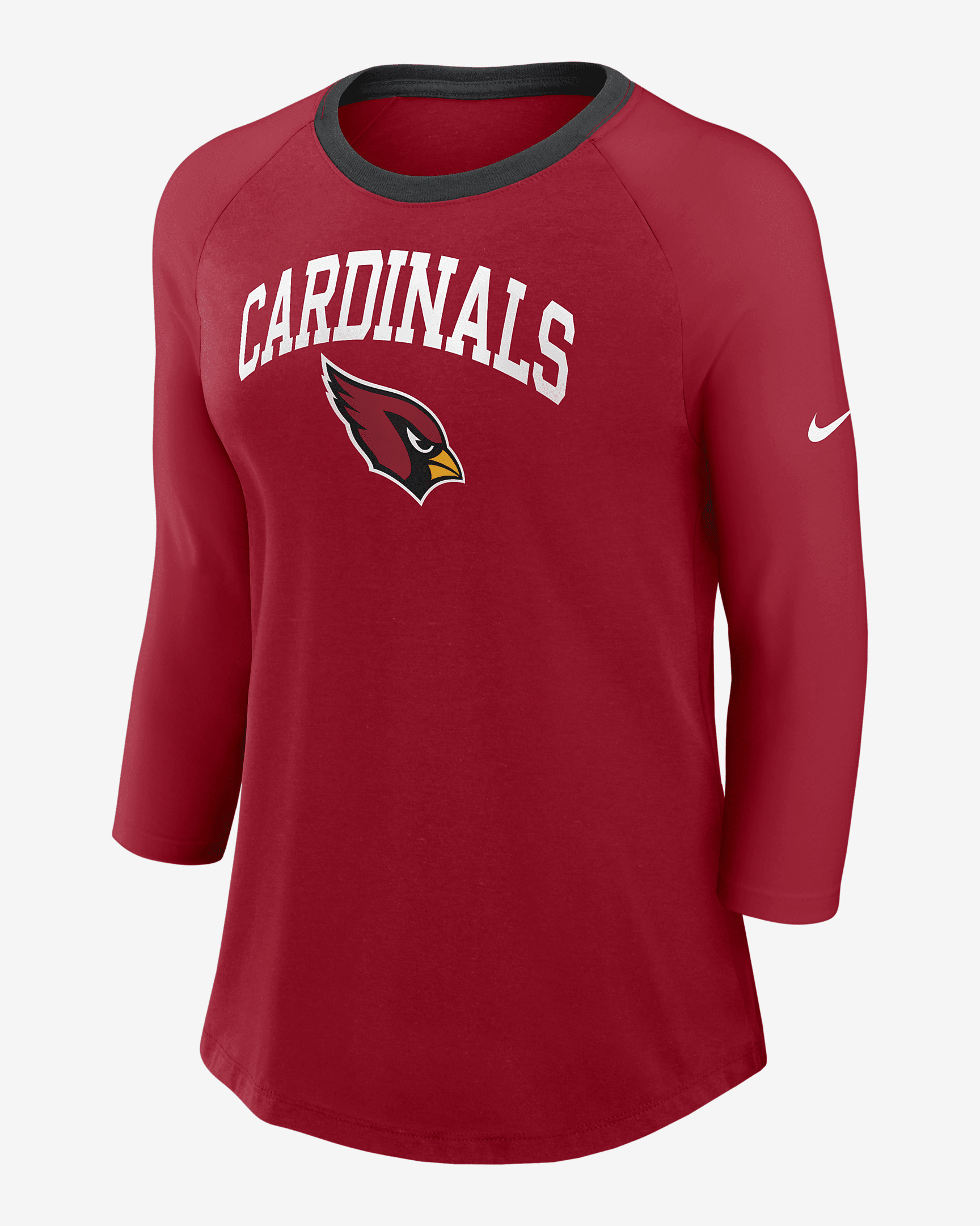 Arizona Cardinals Women's Nike NFL 3/4-Sleeve T-Shirt - 1