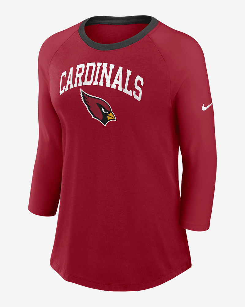 Arizona Cardinals Women's Nike NFL 3/4-Sleeve T-Shirt 1