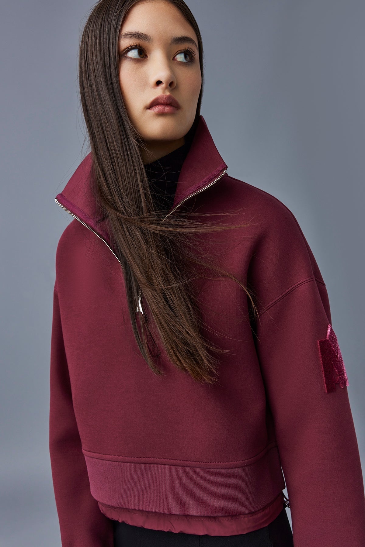 MONROE Double-face jersey pullover for ladies - 3