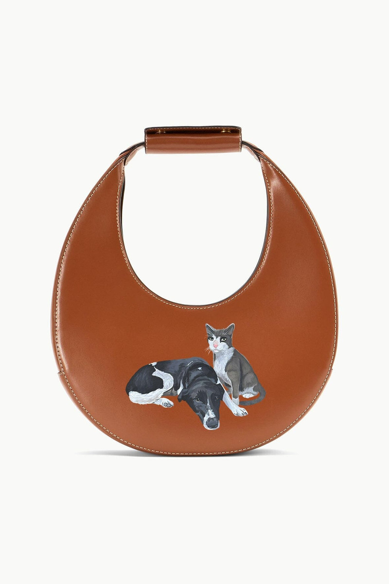 STAUD STAUD CUSTOM MOON BAG | TAN outlook