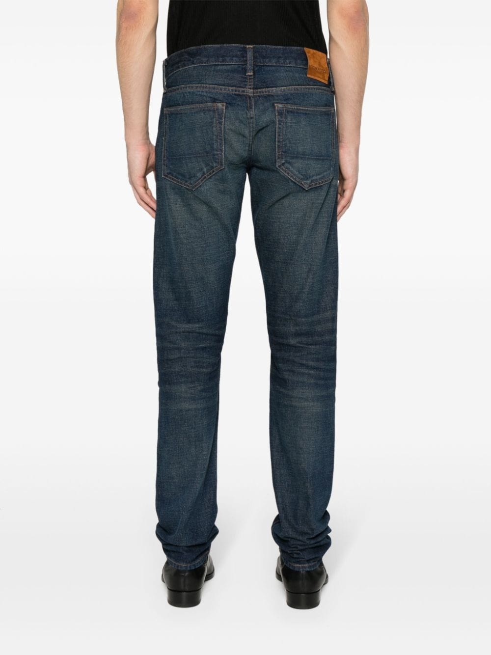 mid-rise slim-fit jeans - 4