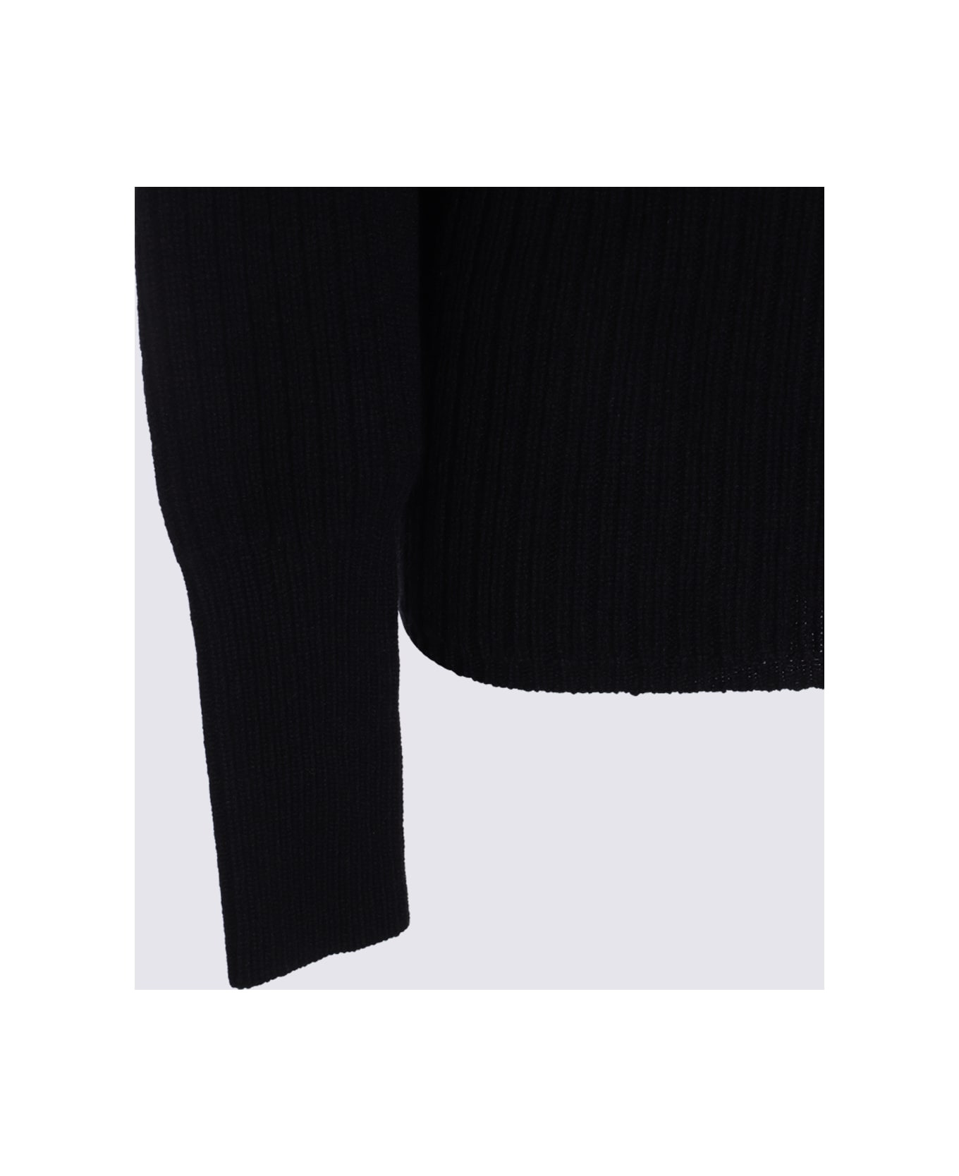 Dafne Fitted Waist Long Sleeve Wool Knit - 3