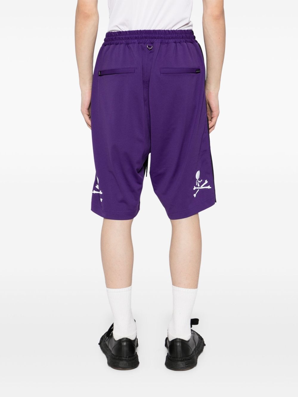 colour-block shorts - 4