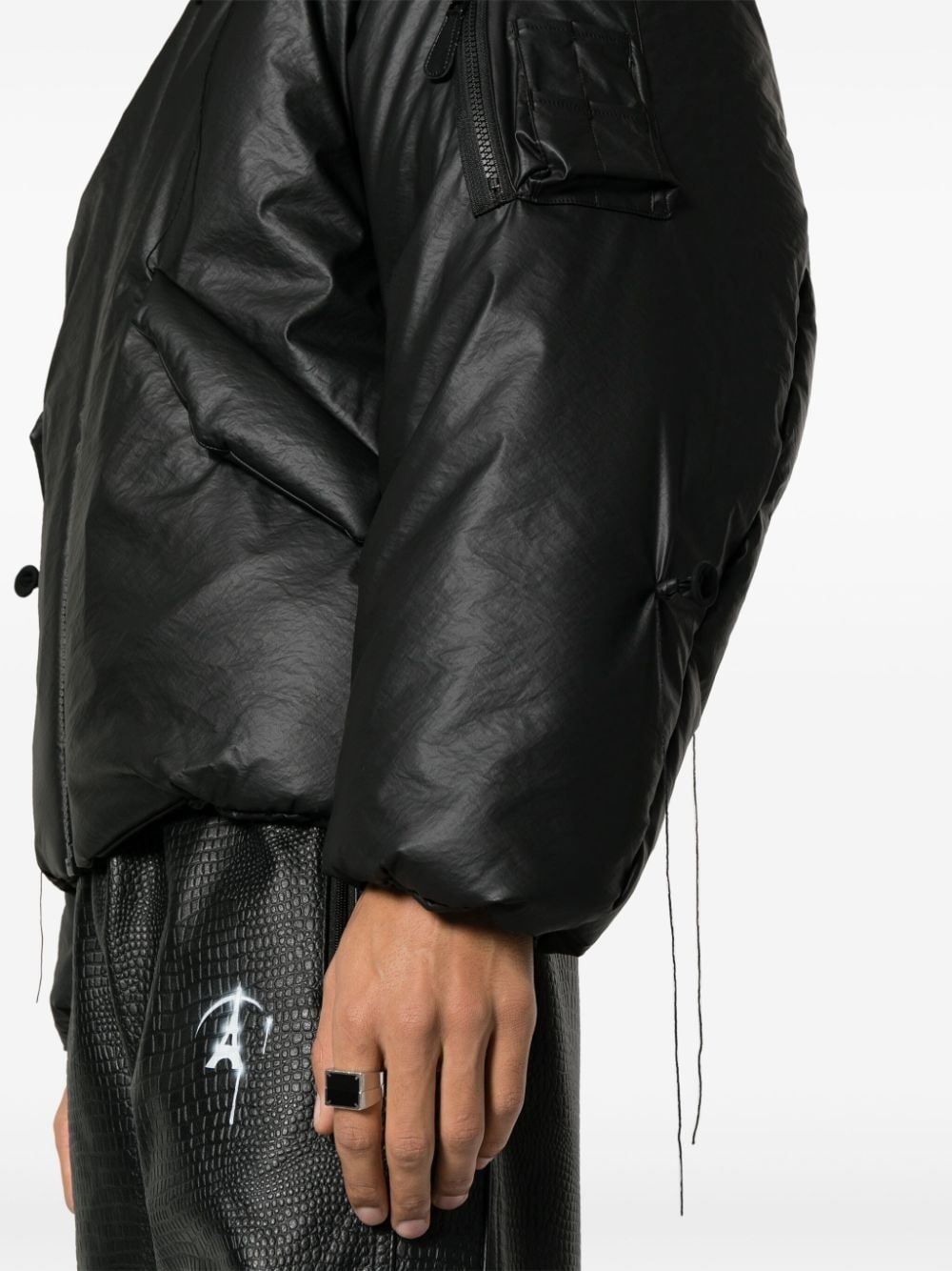 Balloon bomber jacket