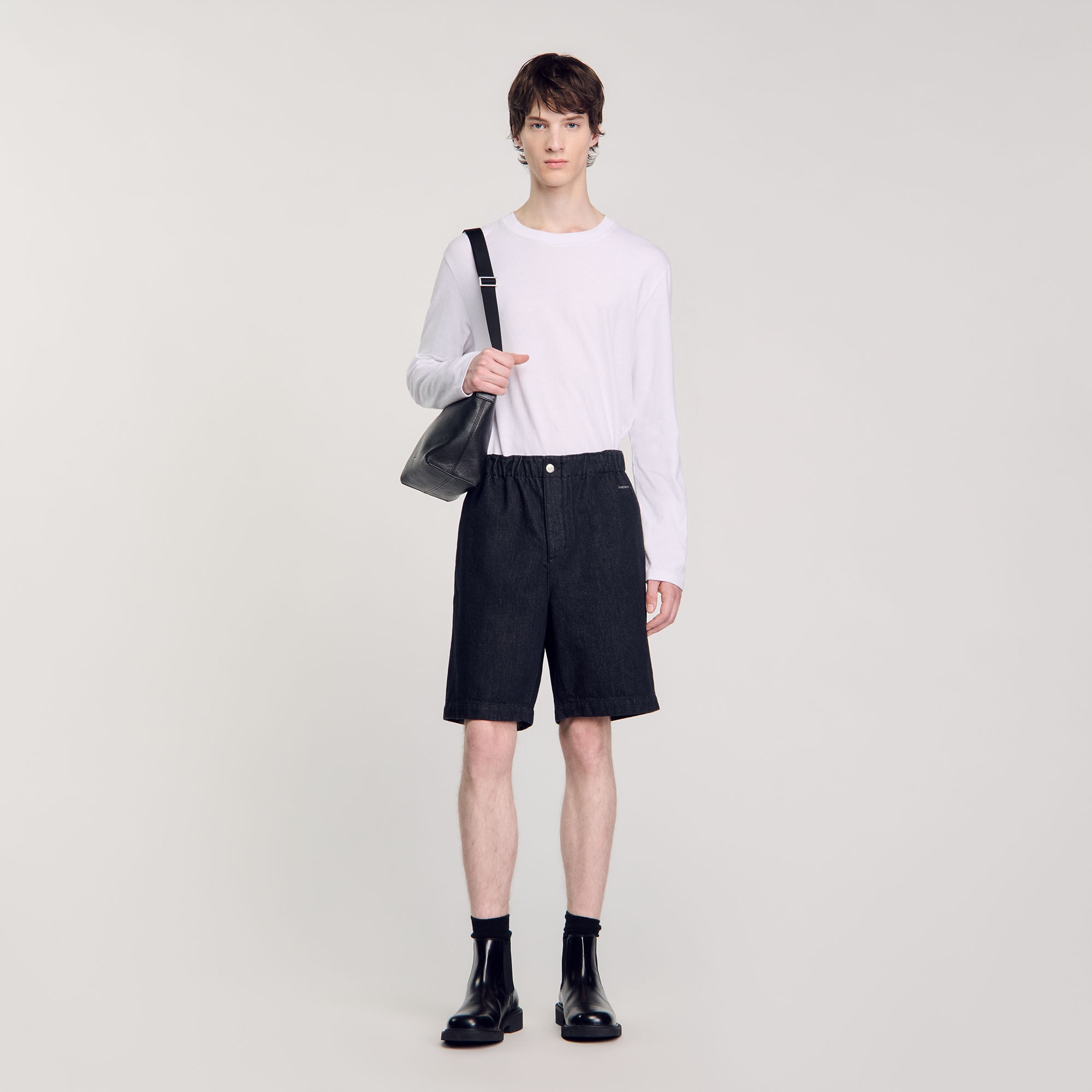 RAW DENIM BERMUDA SHORTS - 2