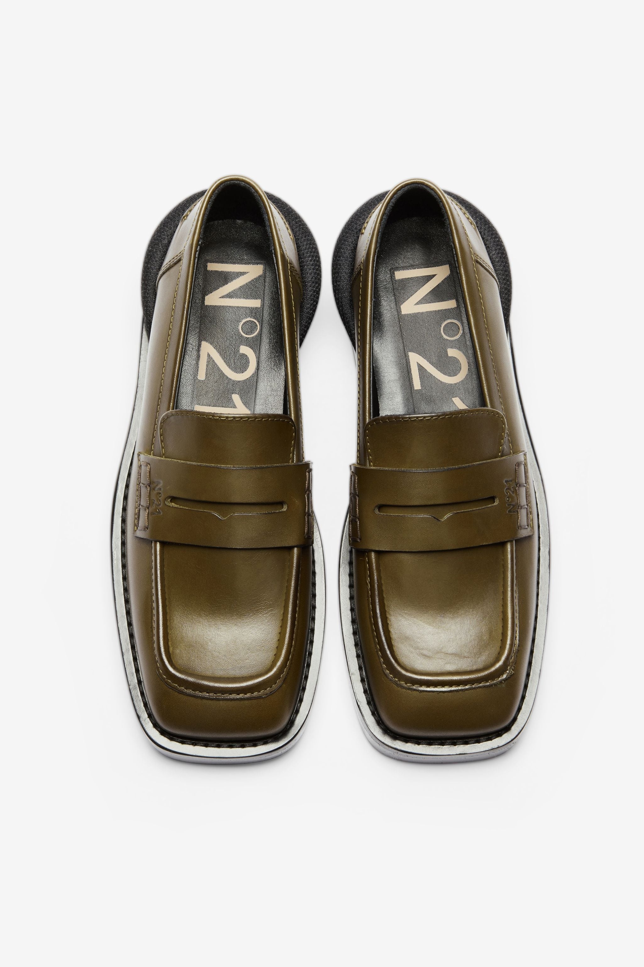 MESH-TRIMMED LOAFERS - 2