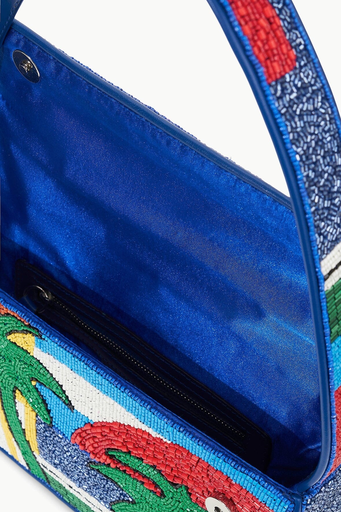 STAUD TOMMY BEADED BAG GRAPHIC PALM - 3