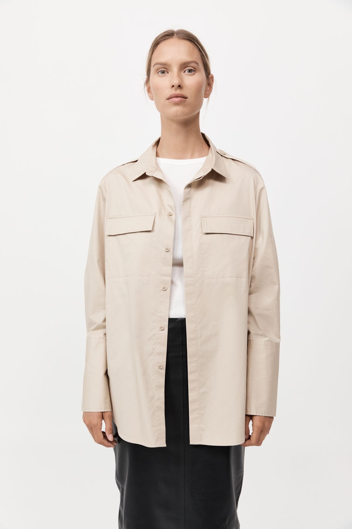 Classic Utility Shirt - Champagne - 2
