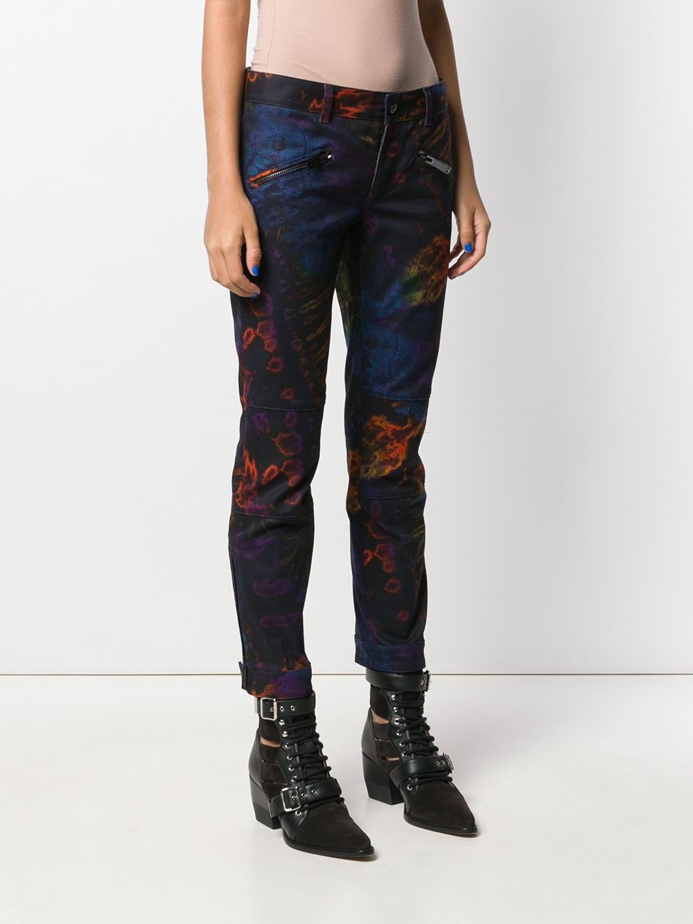 tie-dye cropped trousers - 3