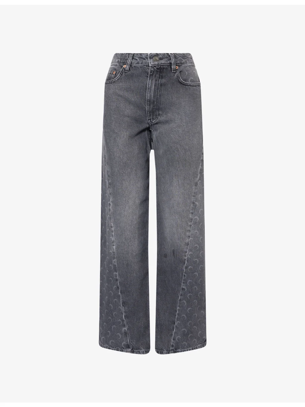 Moon Laser Baggy Denim Jeans - 1