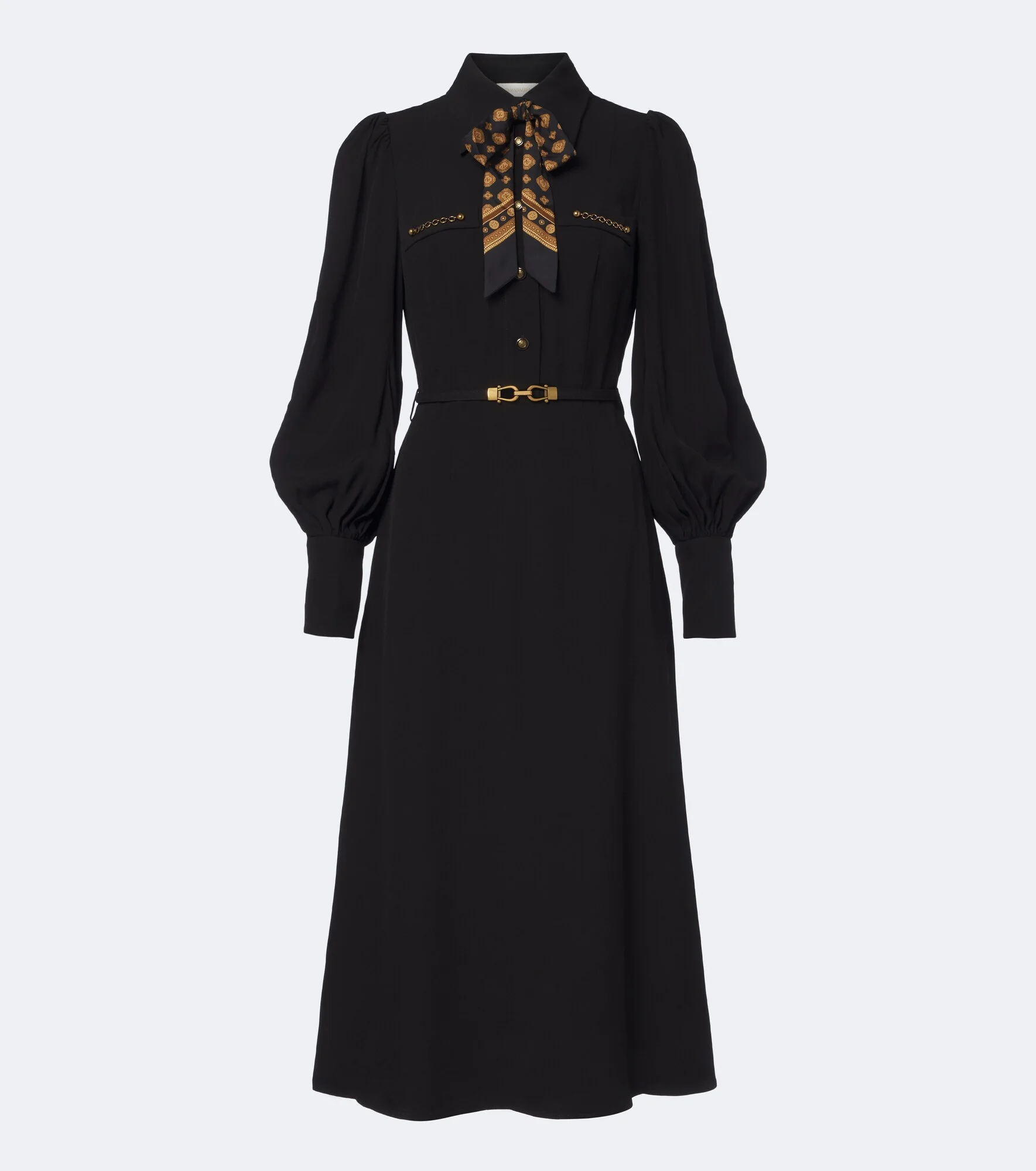 Utility belted midi dress - 1