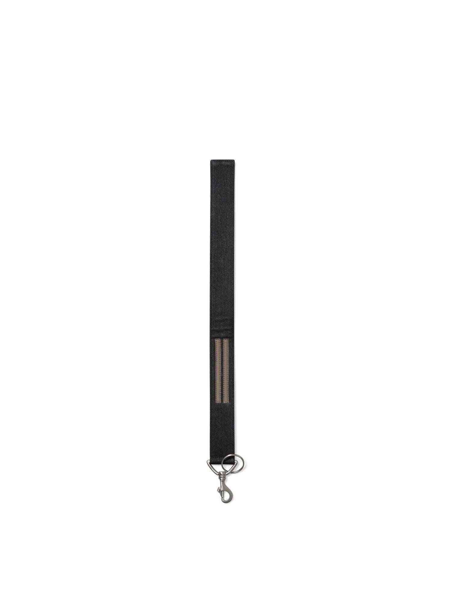 DRKSHDW Denim Keychain in Black Wax/Pearl - 2
