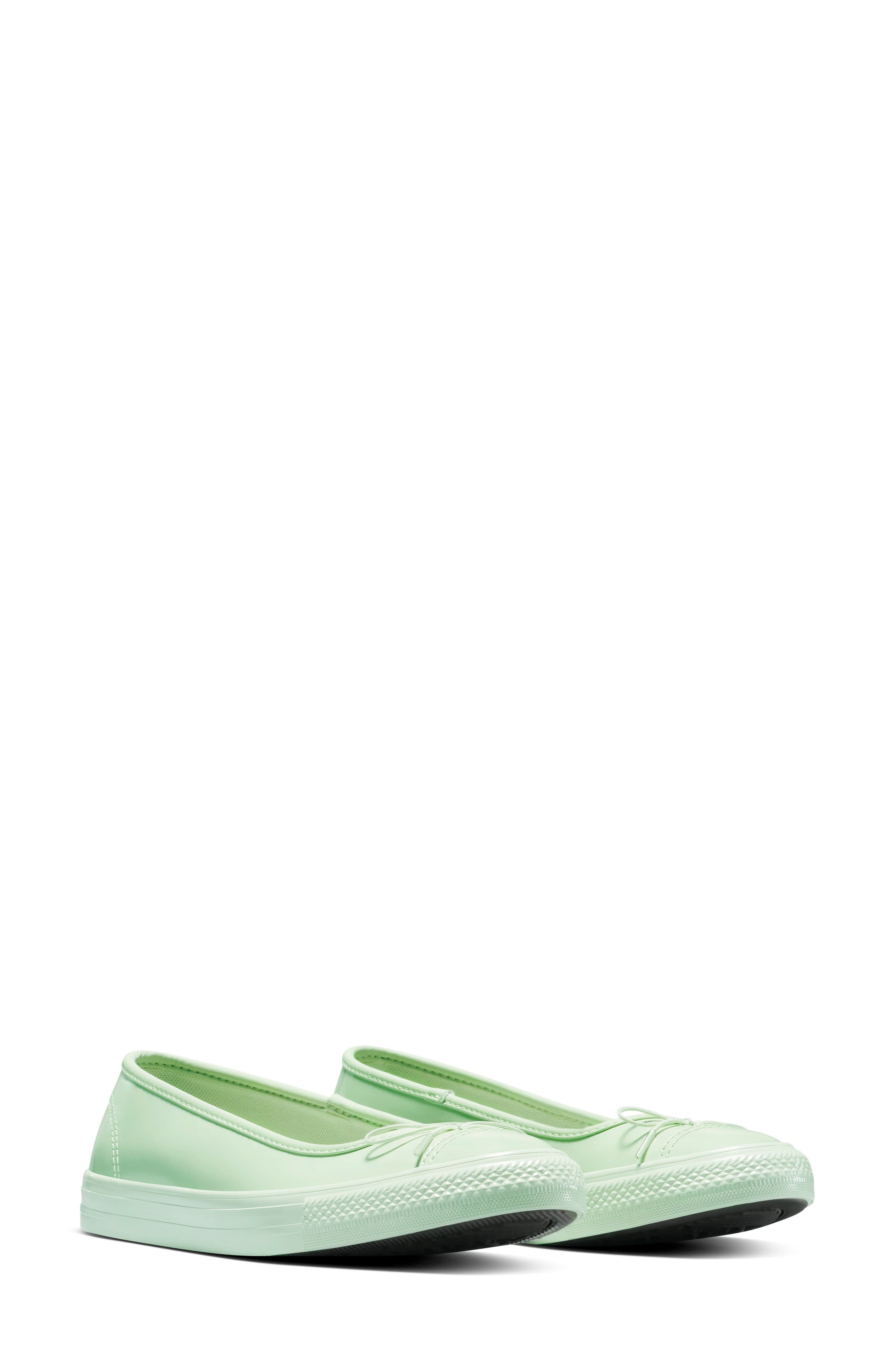 Converse Chuck Taylor® All Star® Dainty Ballerina Patent Leather Flat in Surplus Mint/Surplus Mint a - 4