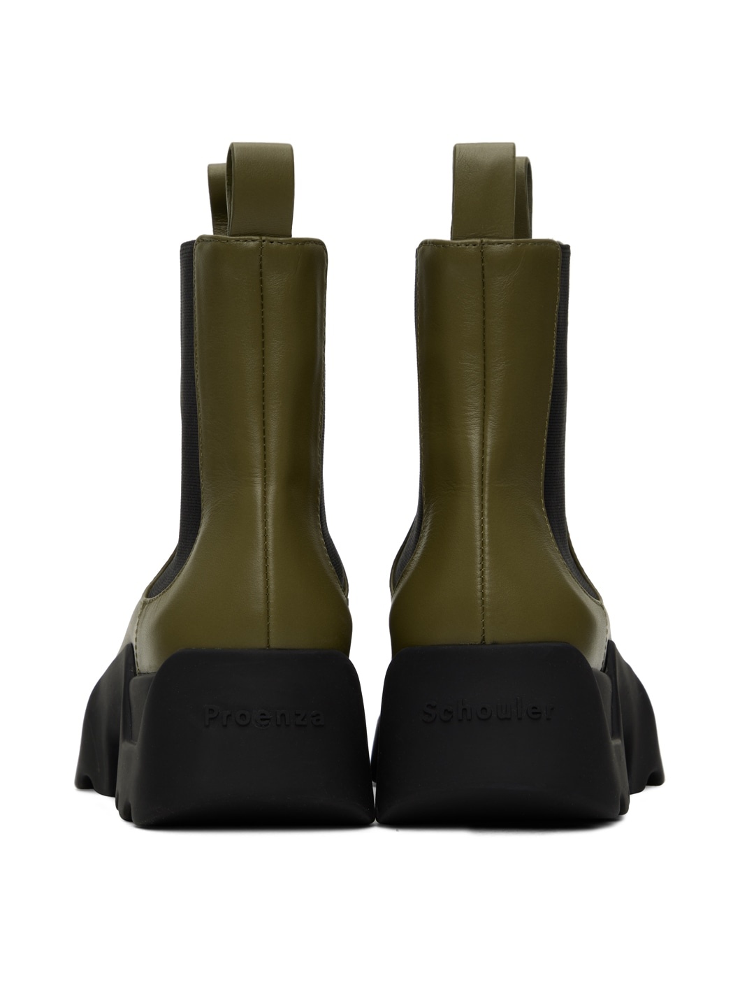 Khaki Stomp Chelsea Boots - 2