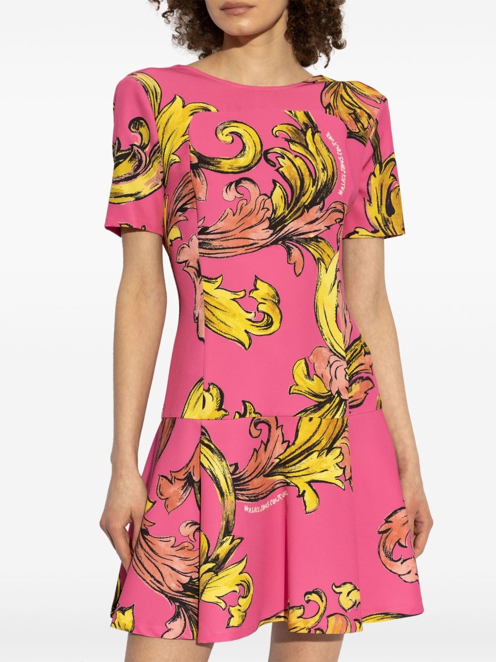 printed mini dress - 2