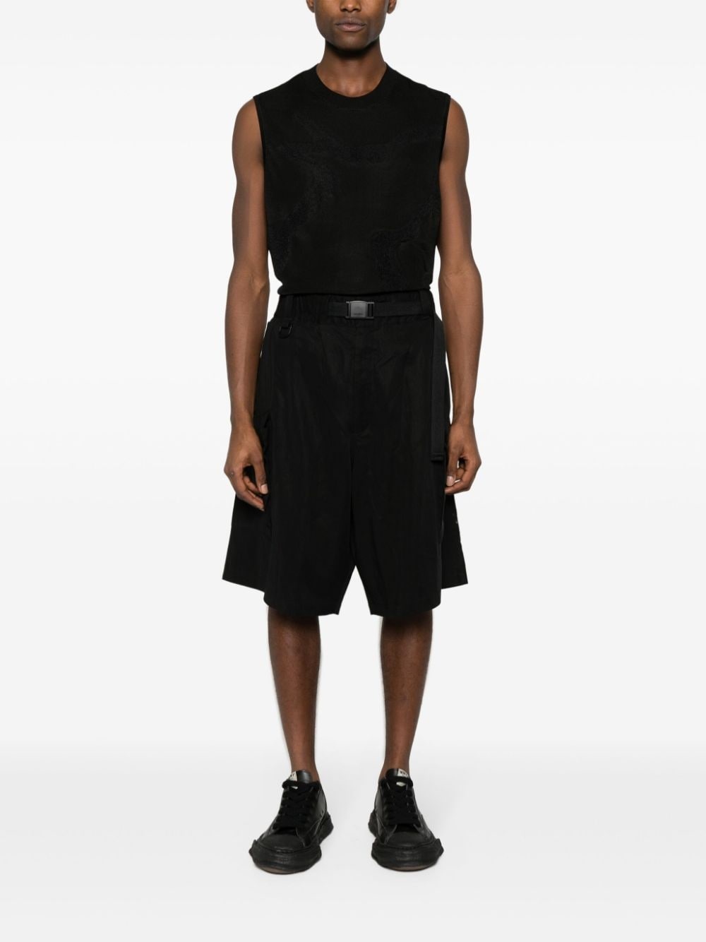 twill cargo shorts - 2