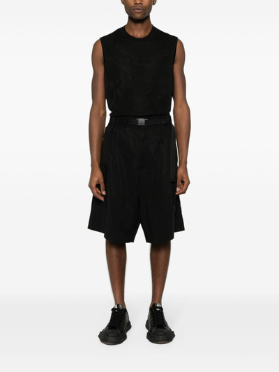 Y-3 twill cargo shorts outlook