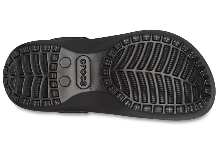 (WMNS) Crocs Classic Platform Lined Clog 'Black' 207938-001 - 5